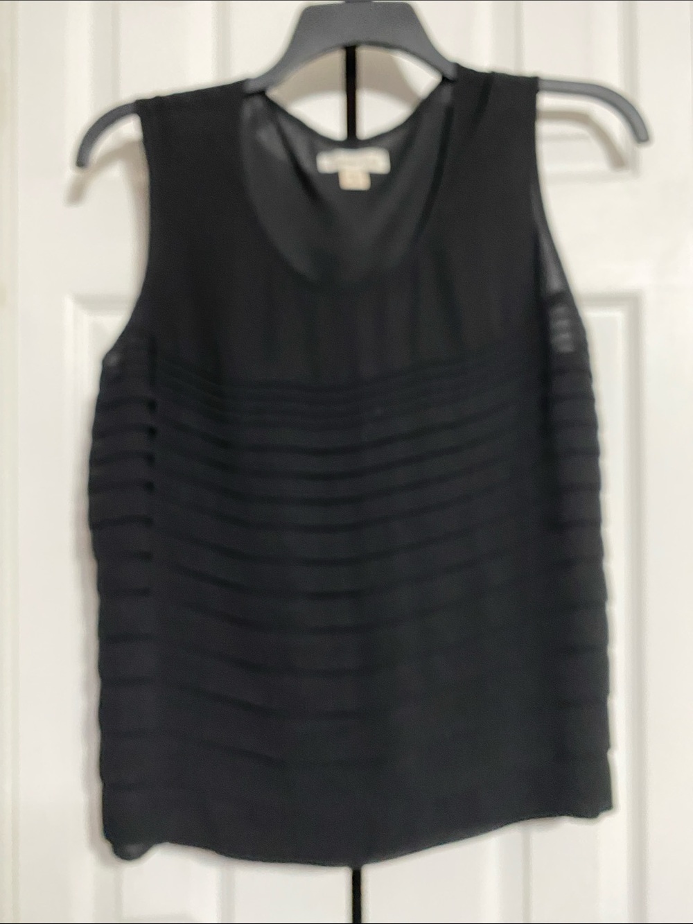CUTE Coldwater Creek blank lined tank top blouse shirt size XL / 18